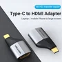 Vention Adaptador USB Tipo-C Macho a HDMI Hembra 4K TCAH0 Gris
